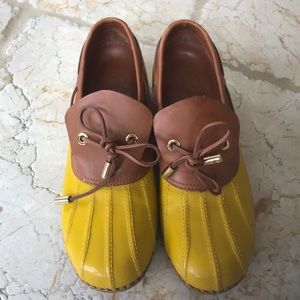 Tory Burch duckling rain shoes